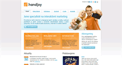 Desktop Screenshot of handjoy.cz