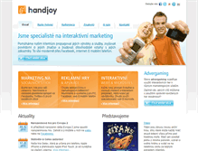 Tablet Screenshot of handjoy.cz